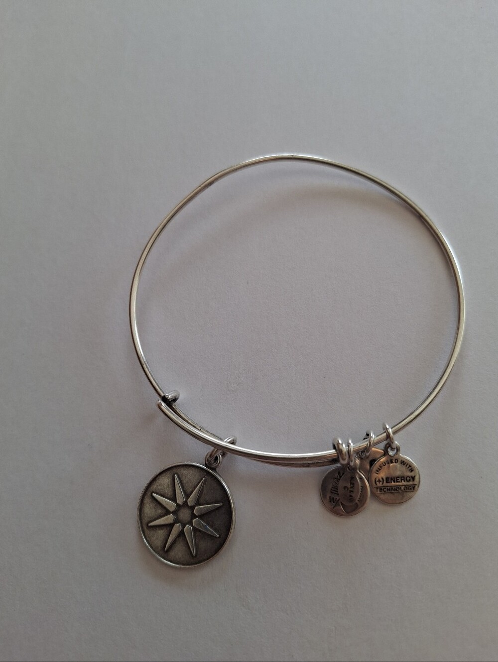 Alex & Ani North Star Silver Bangle Bracelet